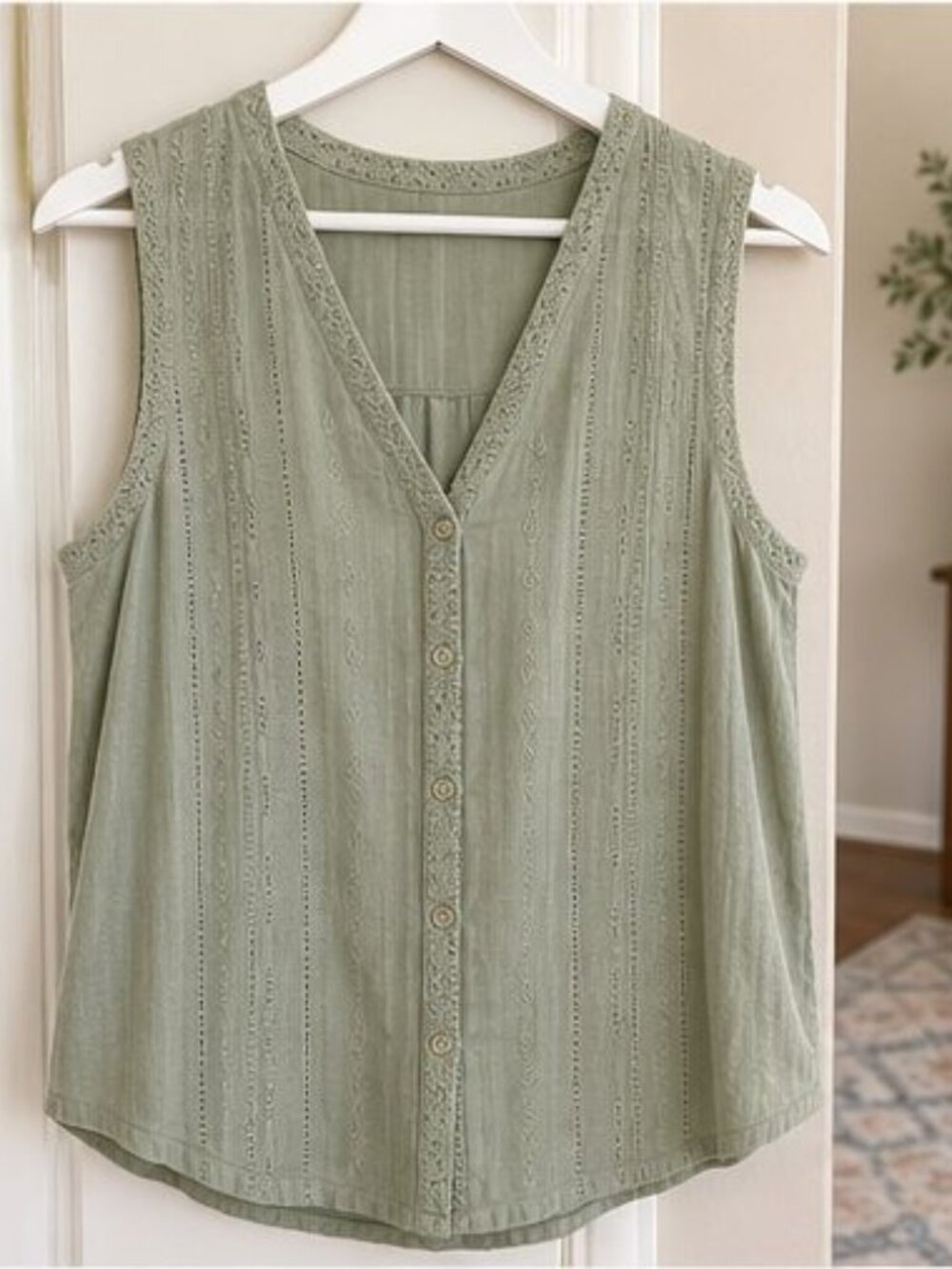 Sage Tunic Blouse - Picture 1 of 6